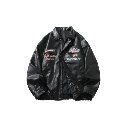 GOOSELIAR Unisex Leather Jacket