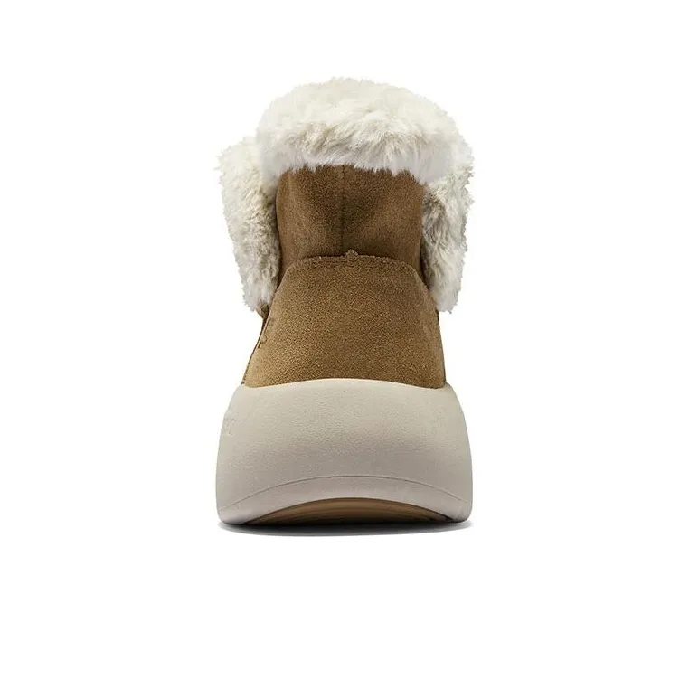 Skechers ON THE GO Warm And Wear Resistant Ankle Length Snow Boots Women's Yellow-3