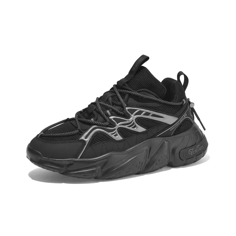TCELLARS Cushioning, Breathable, Balanced, Lightweight, Height Increasing Low Top Chunky Sneakers Unisex-1