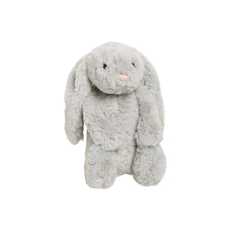 JELLYCAT Bashful Bunny Grey Stuffed Animal-0