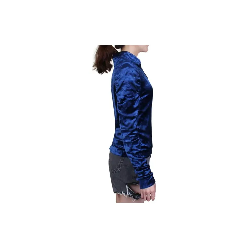 VERSACE Jackets & Coats Women's Blue-2