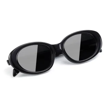 SUYAN Plate Frame Oval Sunglasses Unisex