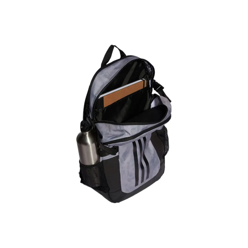 Adidas Eco friendly Polyester Fiber Flat Woven Fabric Backpack Regular Unisex Gray-3
