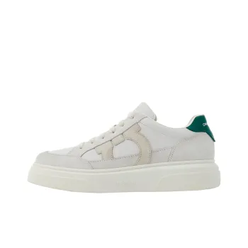 FERRAGAMO Gancini patch Calfskin Sneakers