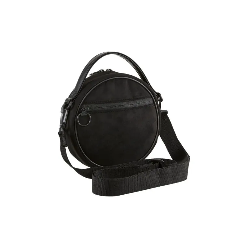 PUMA Fabric Artificial Leather Small Round Bag Handbag Shoulder Bag Crossbody Bag Regular Women's Black-1