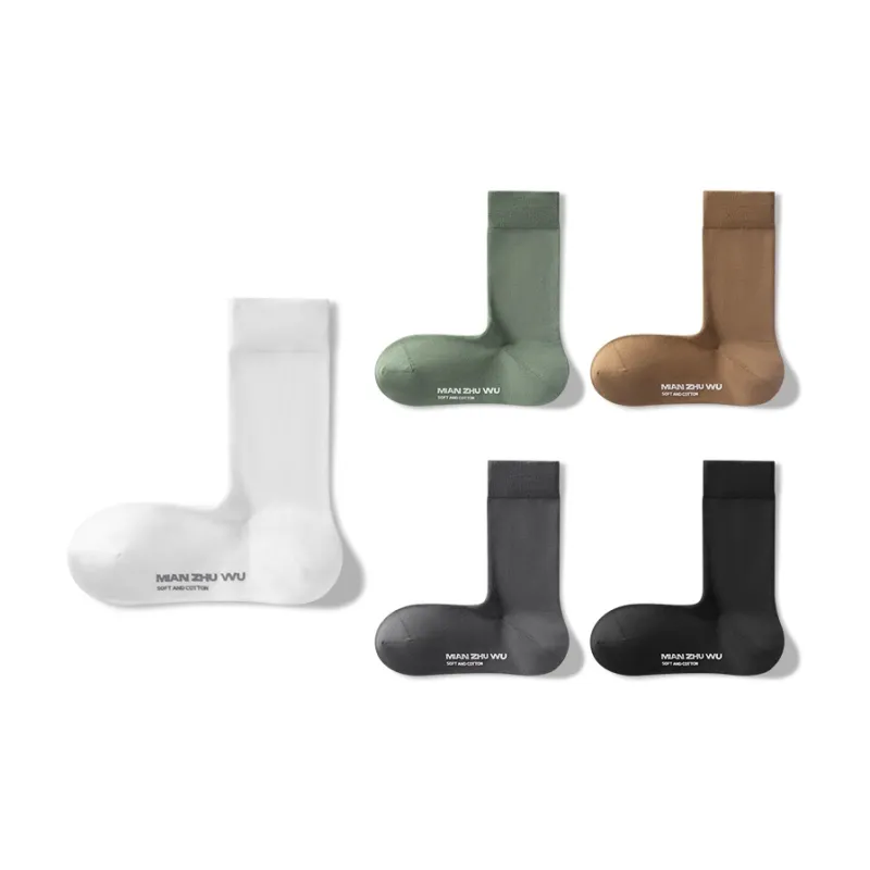 B&C.Room 2023 Fall Crew Socks Men's 5 Pack-11