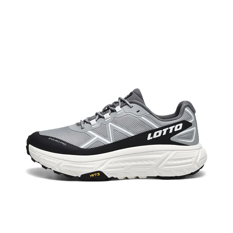 LOTTO Running Shoes Men Low Top Black/Gray/Beige-5