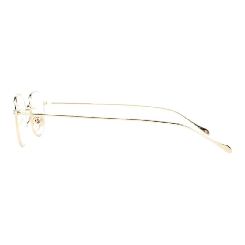 MASUNAGA Titanium Irregular Shape Eyeglass Frames Unisex Multicolor-2