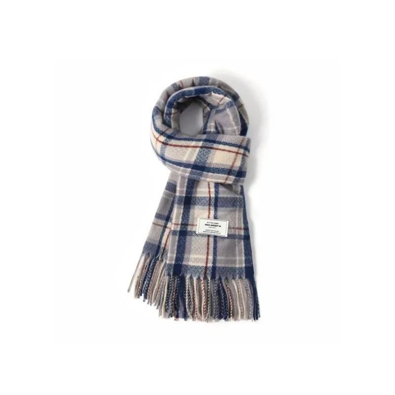 FREE RABBITⅡ Faux Cashmere Knit Scarves Unisex-2