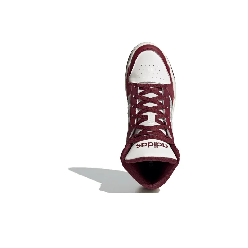 Adidas Neo Entrap Mid Anti Slip Wear Resistant Mid Top Skateboard Shoes Unisex White Umber-2