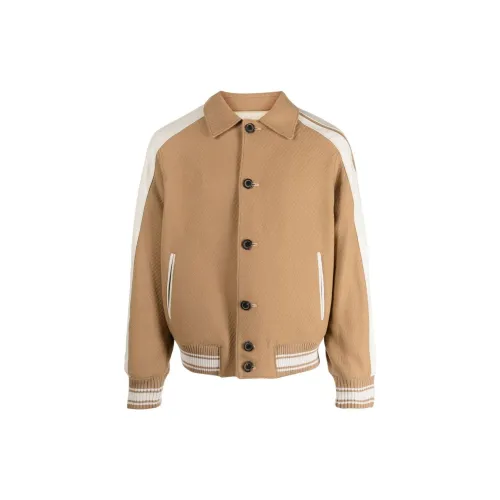 ADER ERROR Button-down Ribbed Bomber Jacket