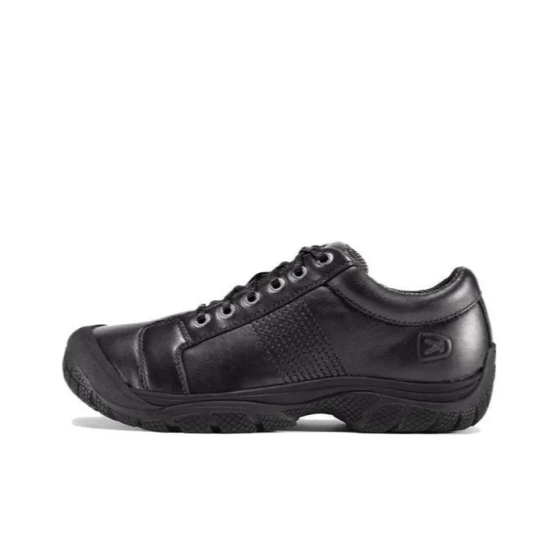 KEEN Utility Cushioning, Wear Resistant Low Top Outdoor Shoes Men's Black-0