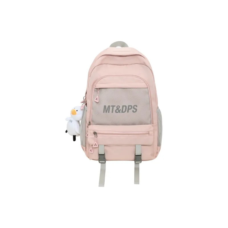 Deli Bear Nylon Backpack Unisex Ecru/Black/Green/Blue/Pink-11