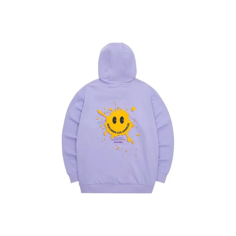 Skechers Colorful Sweatshirts Unisex Sweet Lavender-1