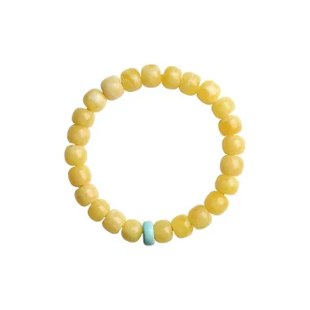 With The Heart Of The Jade Amber Jade Bracelets Unisex