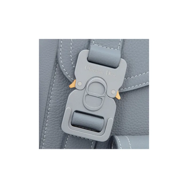 DIOR Gallop Grained Calfskin Backpack Large Size Men's Dio Gray-4