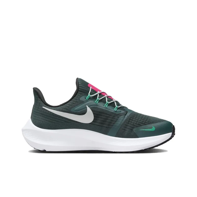 Nike Air Zoom Pegasus 39 FlyEase Wide 'Deep Jungle Metallic Silver' Women's-1