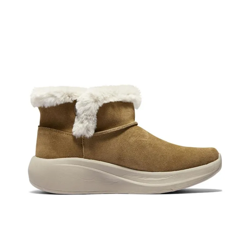 Skechers ON THE GO Warm And Wear Resistant Ankle Length Snow Boots Women's Yellow-1