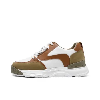 He Jinchang Low Top Casual Shoes Men's Yellow