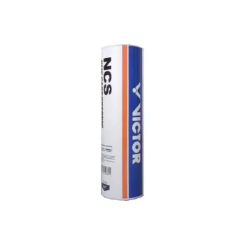 VICTOR NCS Synthetic Shuttlecock 6 Pack Faux Fur Shuttlecocks
