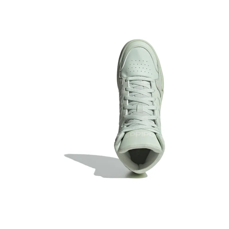 Adidas Neo Entrap Mid Top Skateboard Shoes Unisex White Green-2