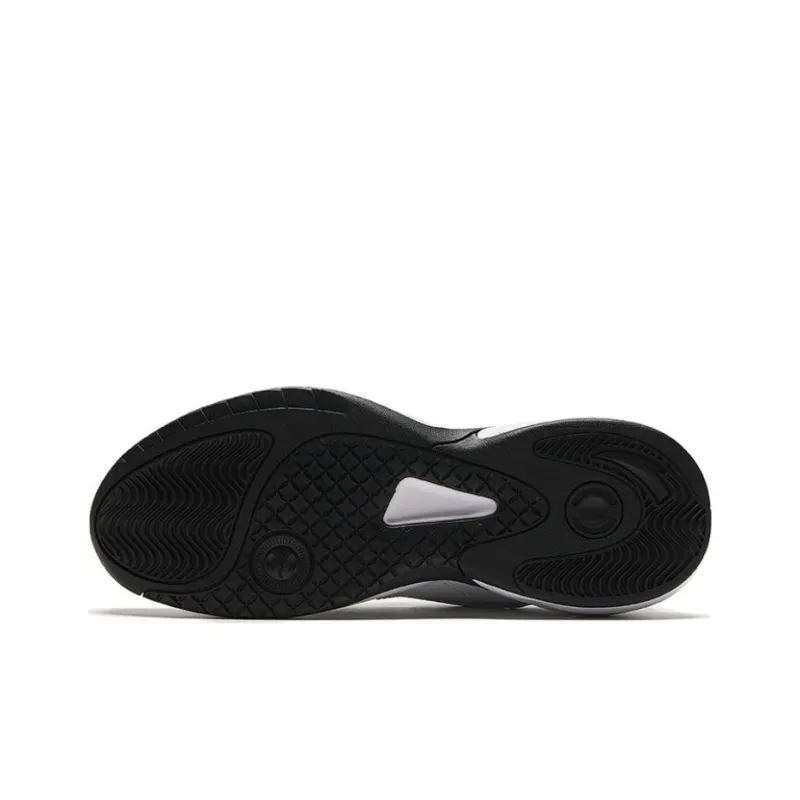 Anta ACE ACE Cushioning Low Top Chunky Sneakers Women's White Black-4