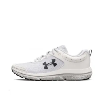 Under Armour Cushioning, Wear Resistant Low Top Running Shoes Unisex White