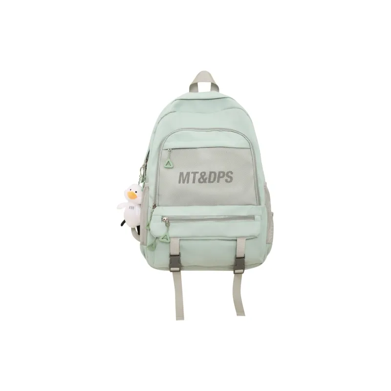 Deli Bear Nylon Backpack Unisex Ecru/Black/Green/Blue/Pink-7