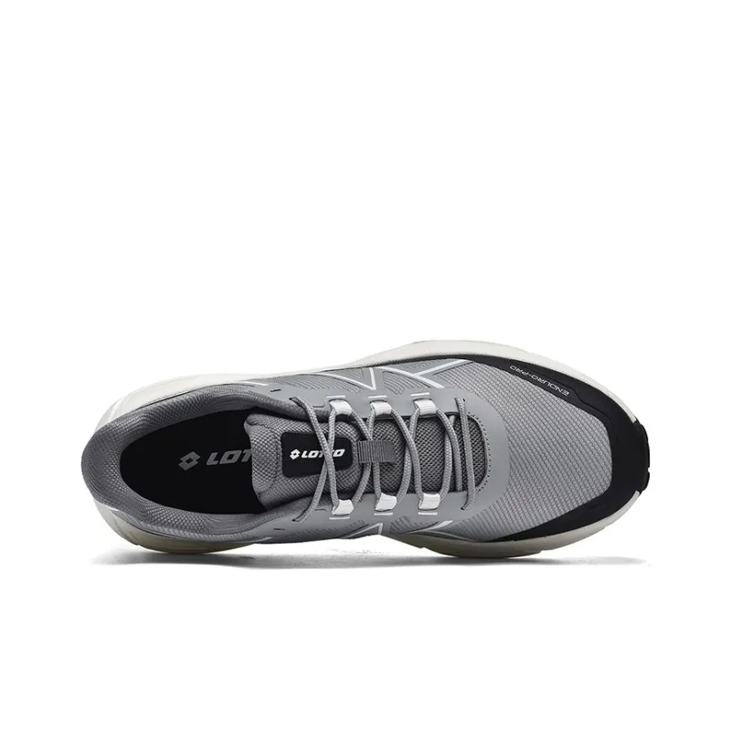 LOTTO Running Shoes Men Low Top Black/Gray/Beige-7