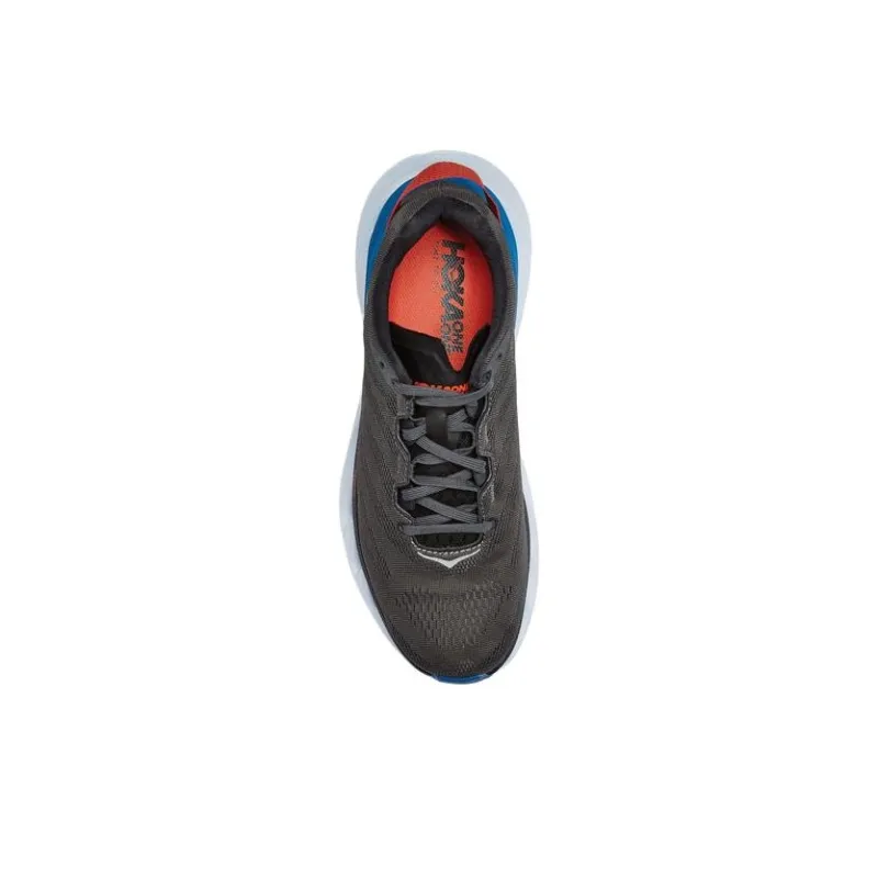 HOKA ONE ONE Elevon 2 Cushioning Low-Top Running Shoes Men's Black Blue-2