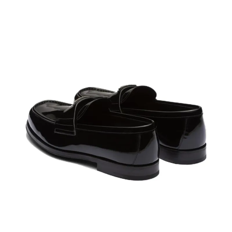 PRADA Loafers 2.5cm Men's Black-4