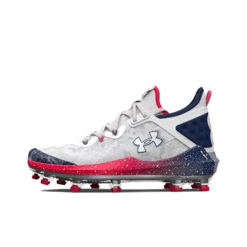 Under Armour Harper Cushioning Anti-Slip And Wear-Resistant Low-Top Training Shoes Men's White Red