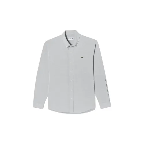 LACOSTE Shirts Men Gray