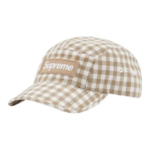 Supreme Gingham Camp Cap