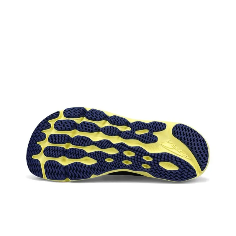 Altra Cushioning Lightweight Low-Top Running Shoes Men's Blue Yellow-4