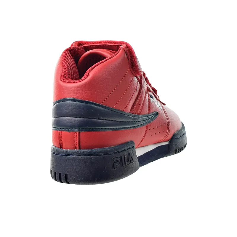 FILA F-13V Leather Synthetic 'Red Navy'-4