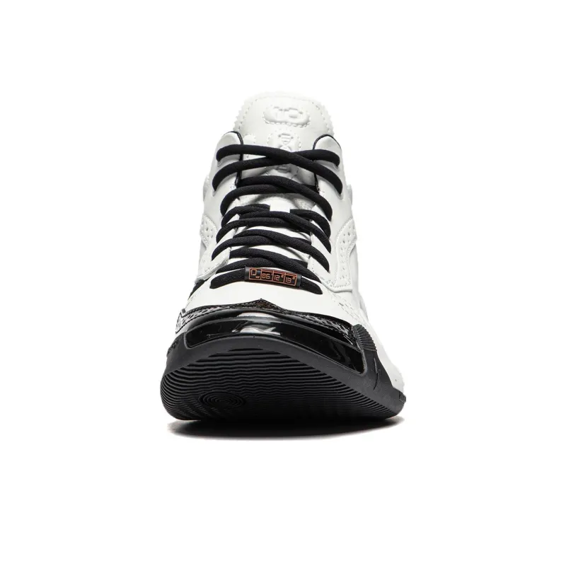 LiNing WOW 10 Gentleman Mid Top Basketball Shoes Men's Black White-4