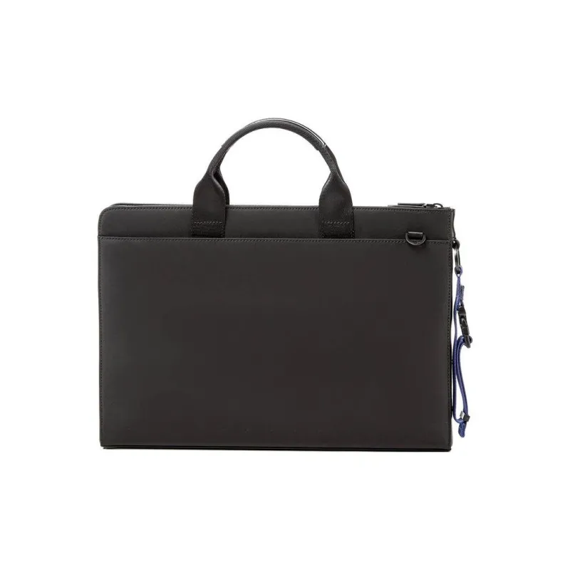 SAMSONITE Nylon Spell PU Portable One Shoulder Crossbody Briefcases Regular Men's Black-2
