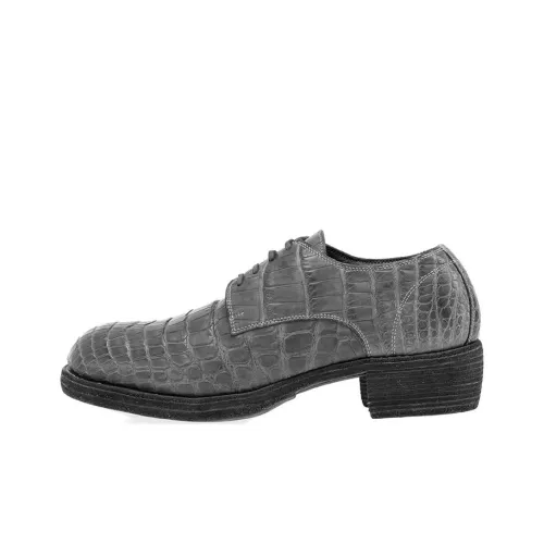 GUIDI Dress Shoes Unisex Low-Top Gray