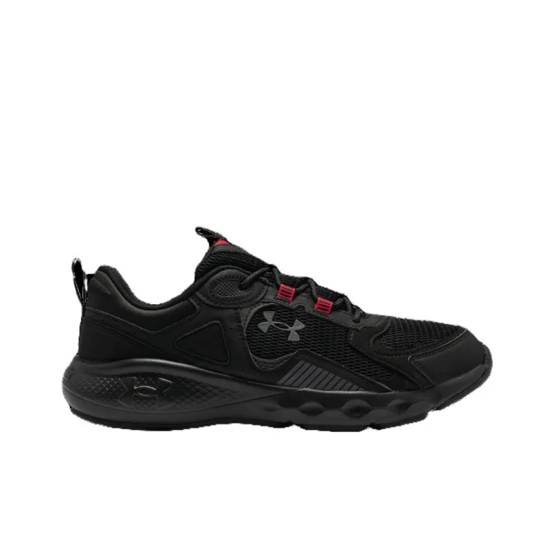 Under Armour Cushioning Wear Resistant Low Top Casual Running Shoes Men's Black-1