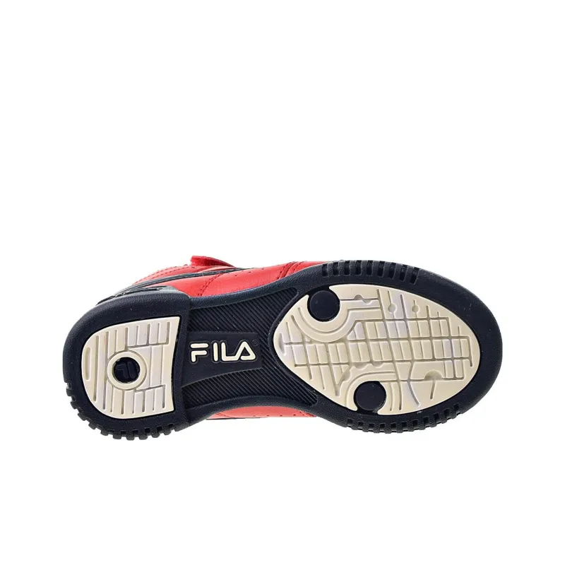 FILA F-13V Leather Synthetic 'Red Navy'-5