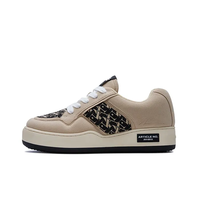 ARTICLE NO. 051X Low Top Skateboard Shoes Unisex Vintage Brown-0