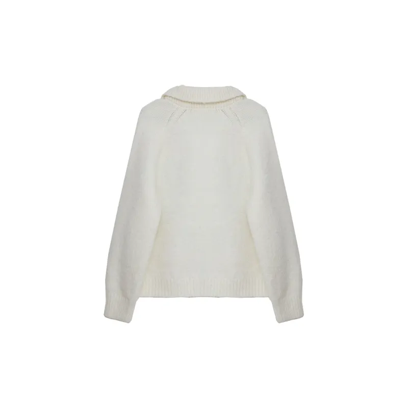 SUNSUNTOWN Sweater Women's Beige-1
