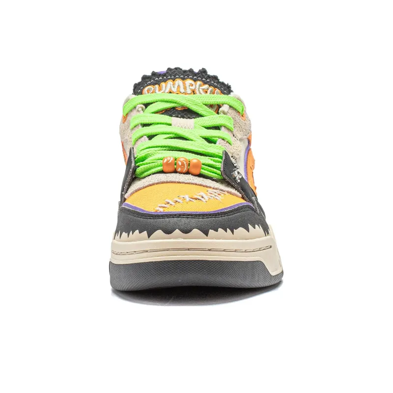 LiNing Yuebai Quirky Magical Night Slip Resistant Breathable Low Top Skateboard Shoes Unisex Orange Black Khaki-4