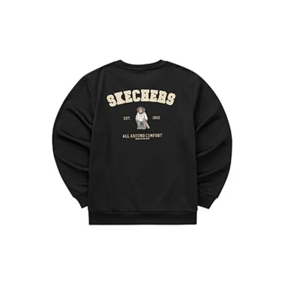 Skechers Funny Monster Sweatshirts Unisex Carbon Black-1