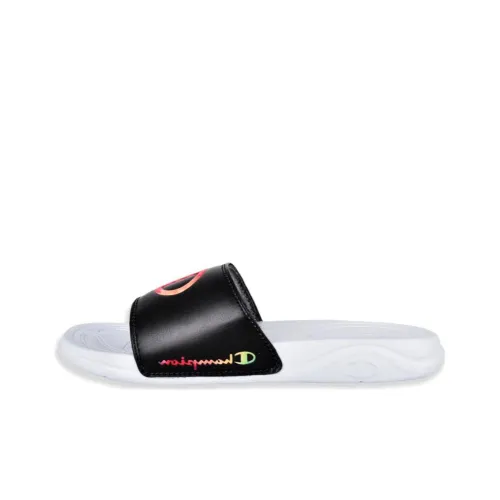 Champion Super Slide Split Slide Slippers Women's White/Black