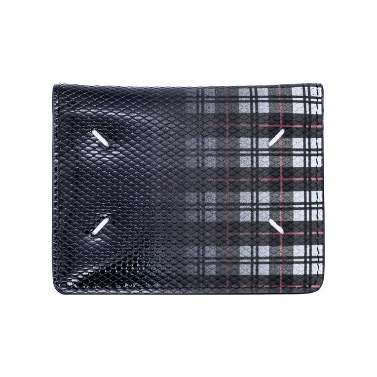 【MAISON MARGIELA】CARD WALLET Maison Margiela Vertical card holder Four Stitches black