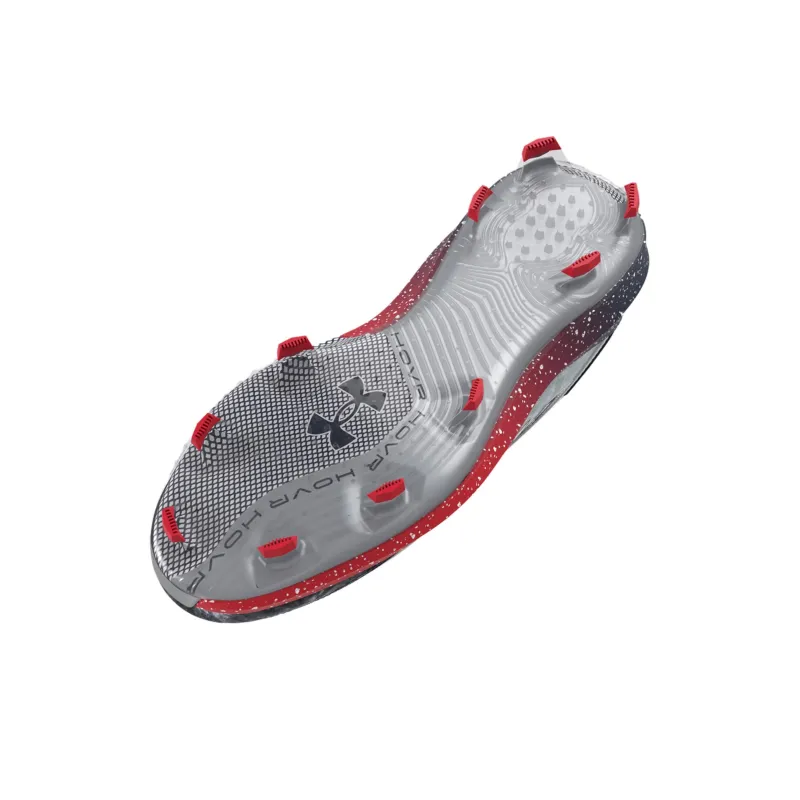 Under Armour Harper Cushioning Anti-Slip And Wear-Resistant Low-Top Training Shoes Men's White Red-4