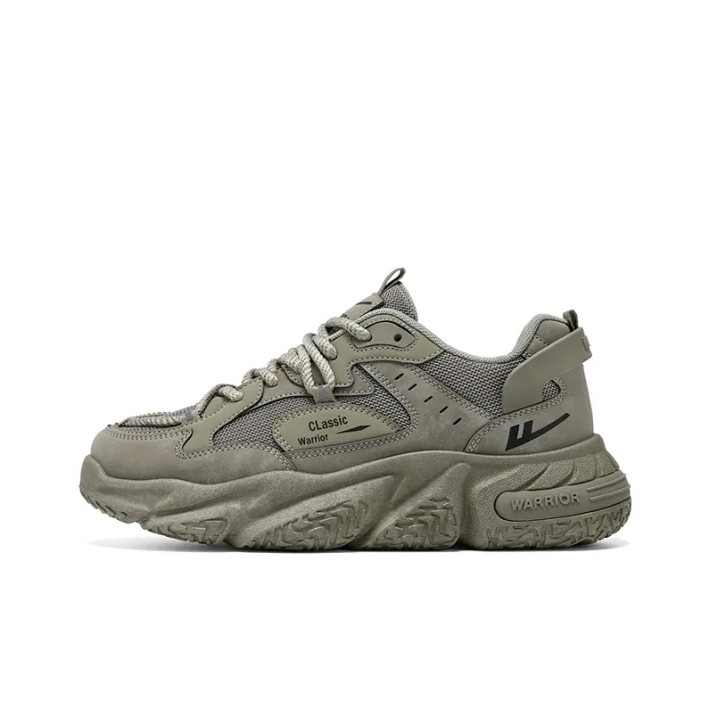 Warrior Breathable Low-Top Chunky Sneakers Men's-0