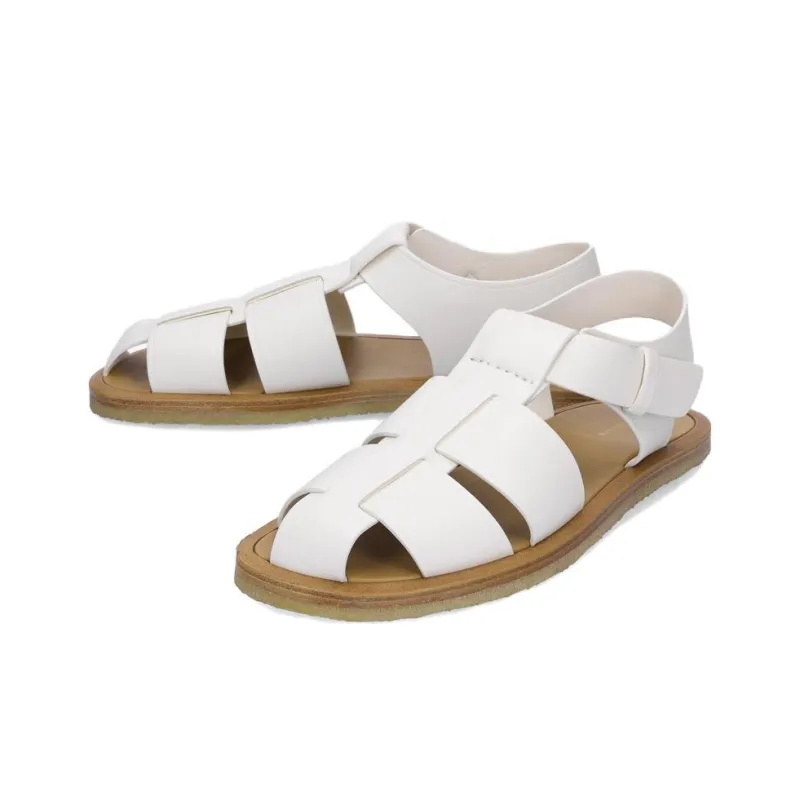 THE ROW Caged Design Leather Sandals-1